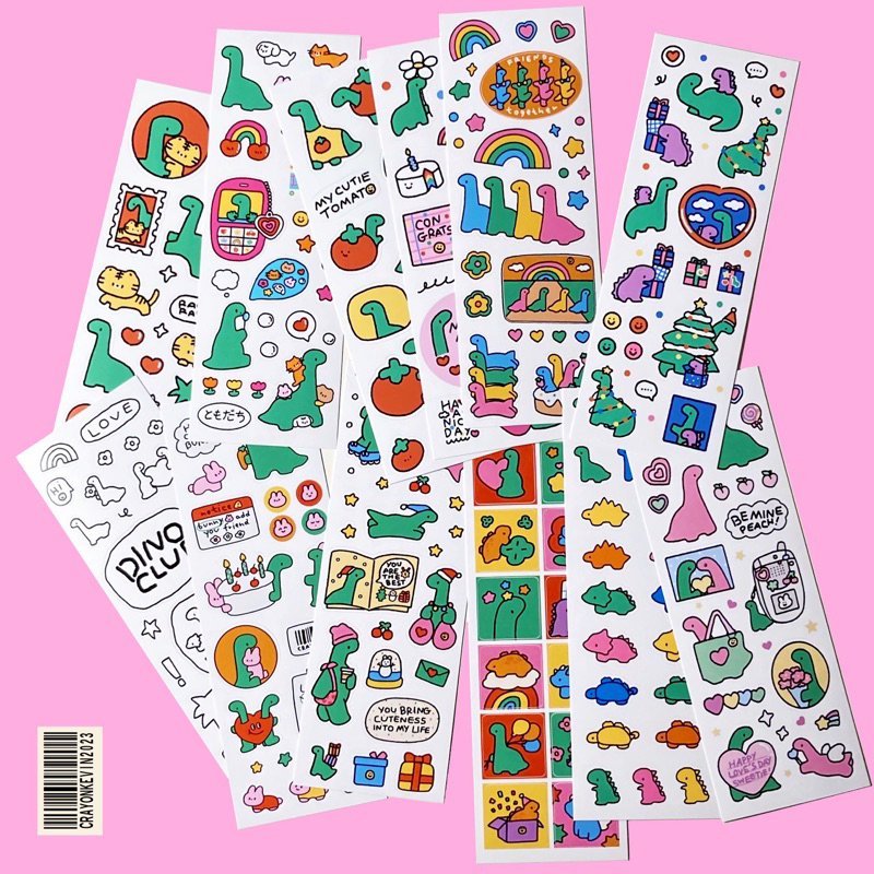 Mini Sticker 🦖 : Dino Kevin สติกเกอร์ไดโนเสาร์