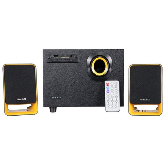 SPEAKER SAAG MICRO EM-3129 🌀ลำโพงบลูทูธ BT 2.1 BIUETOOTH+USB+FM🌸