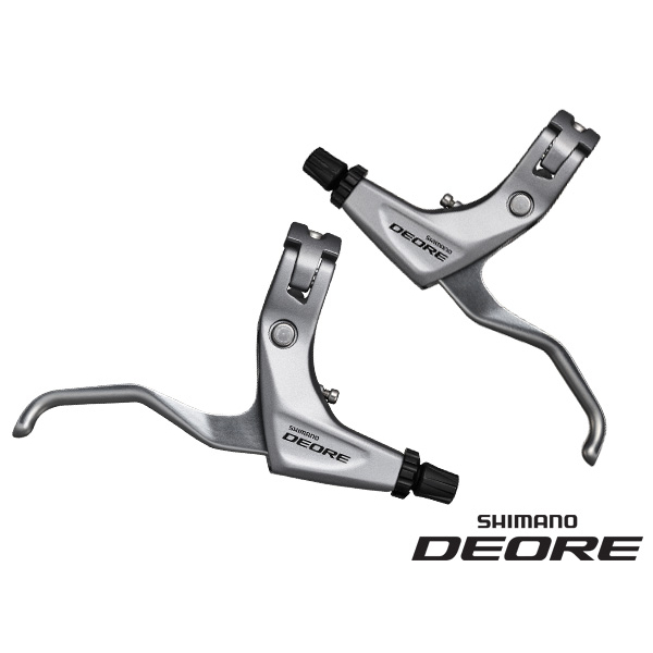 ก้ามมือเบรค SHIMANO DEORE BL-T610 V-Brake สีเงิน ซ้าย ขวา