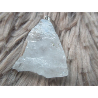 จี้ จี้หินธรรมชาติ ควอตซ์  หินเขี้ยวหนุมาณ Quartz หินดิบ แถมสร้อยเชืิอก