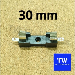 กระบะฟิวส์หลอดแก้ว6×30mm1ช่อง,กระบะฟิวส์30มิล,Glass fuse holder30mm.