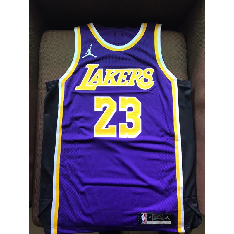 เสื้อแท้ Lebron James Leker Nike Jordan Authentic Size48