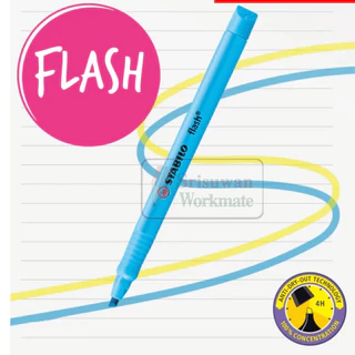Stabilo Flash ปากกาไฮไลท์ ดีไซน์แบบปากกา ปากกาเน้นข้อความ นีออน สตาร์บิโล