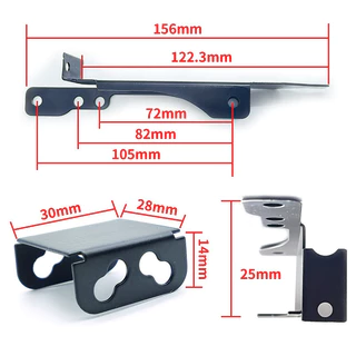 ขายึด/ขาล็อค/ขาต่อพัดลมเคส สำหรับสล็อต PCI Fan Bracket