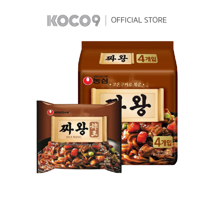 Nongshim ZHA WANG จา วัง (บะหมี่กึ่งสำเร็จรูปรสซอสถั่วดำ)