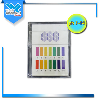 กระดาษ pHกรด-เบส (Litmus Paper ชนิด 4 แถบ วัด 0-14pH) (ยูนิเวอร์แซล)