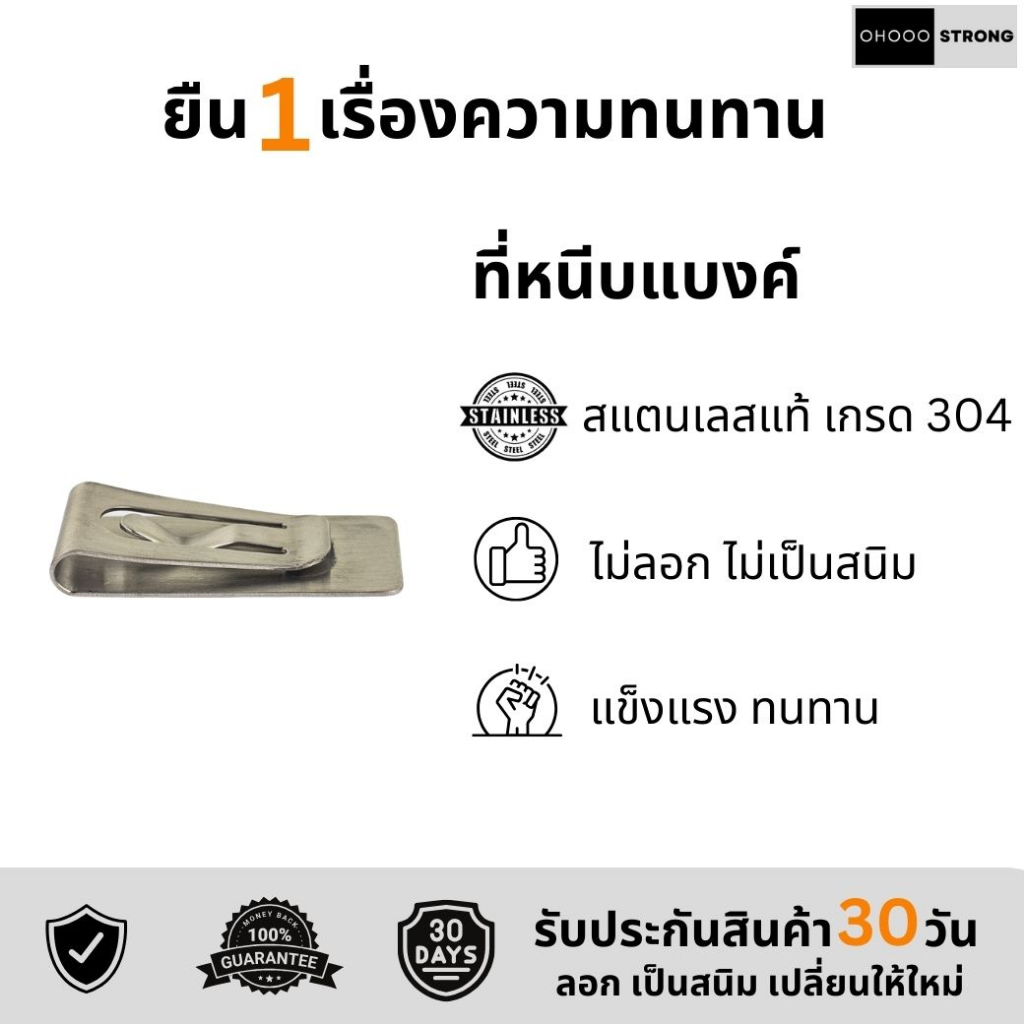 ที่หนีบแบงค์ Money Clip