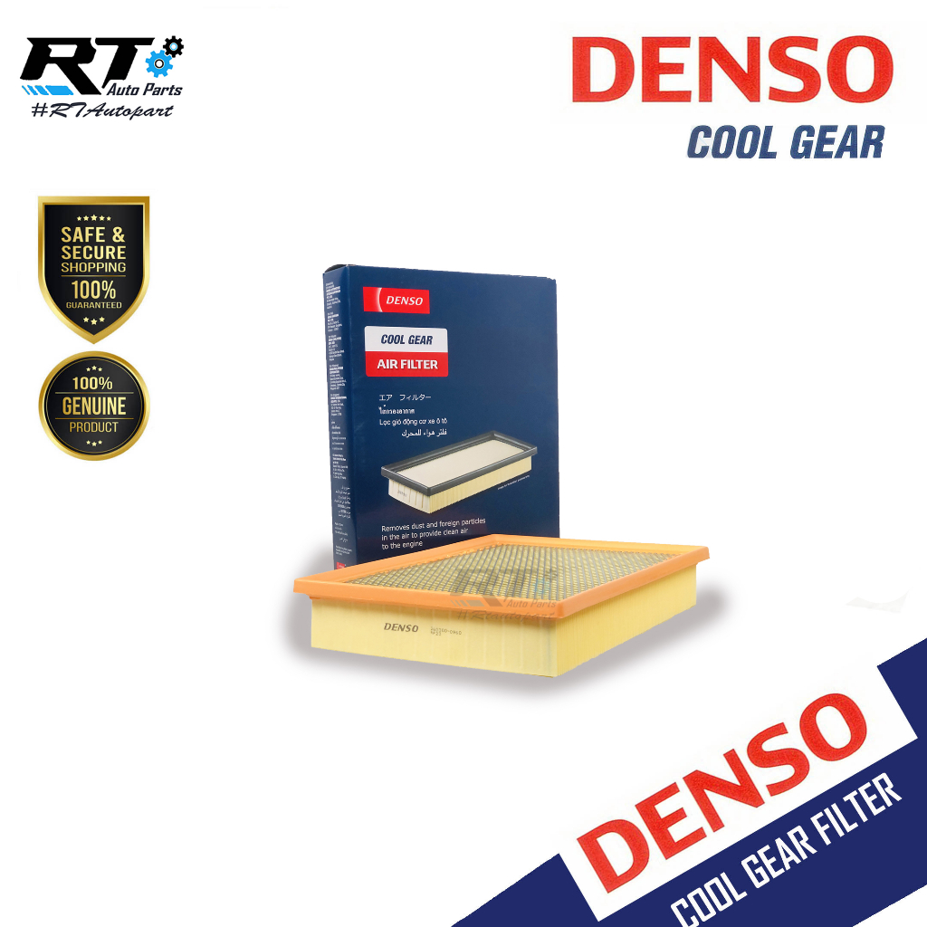 Denso กรองอากาศ Toyota Revo ปี15-23 Fortuner Innova Crysta 2.4 2.8 ปี15-23 / โตโยต้า รีโว ฟอจูนเนอร์ / 17801-0L040