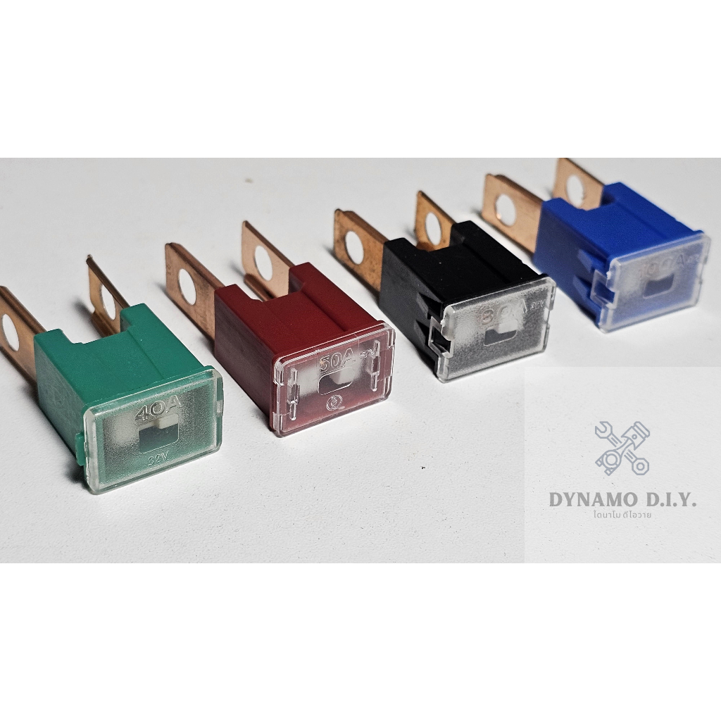 ฟิวส์เมน รถตู้ หัวจรวด Toyota Hiace ครบเซต 4 ตัว หรือเลือกบางเบอร์ได้ ( 40A , 50A , 80A , 100A )- ฟิว / ฟิวส์