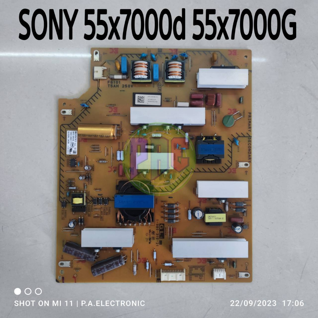 เพาเวอร์ซับพลายโซนี่ ภาคจ่ายไฟทีวีโซนี่ Power Supply TV SONY อะไหล่แท้ถอดพร้อมใช้งาน รุ่นKD-55X7000D :KD-55X7000G