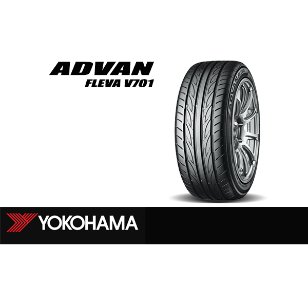 ยางรถยนต์ YOKOHAMA 205/45 R16 รุ่น ADVAN FLEVA V701 87W *JP (จัดส่งฟรี!!! ทั่วประเทศ)