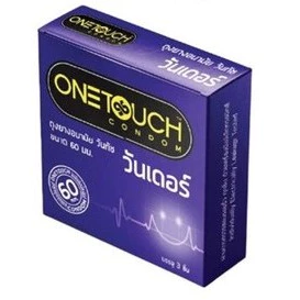 (ใหม่ ขนาดใหญ่พิเศษ 60mm) Onetouch Wonder 60mm ผิวเรียบ ถุงยางอนามัยวันทัช วันเดอร์ (1 กล่อง)
