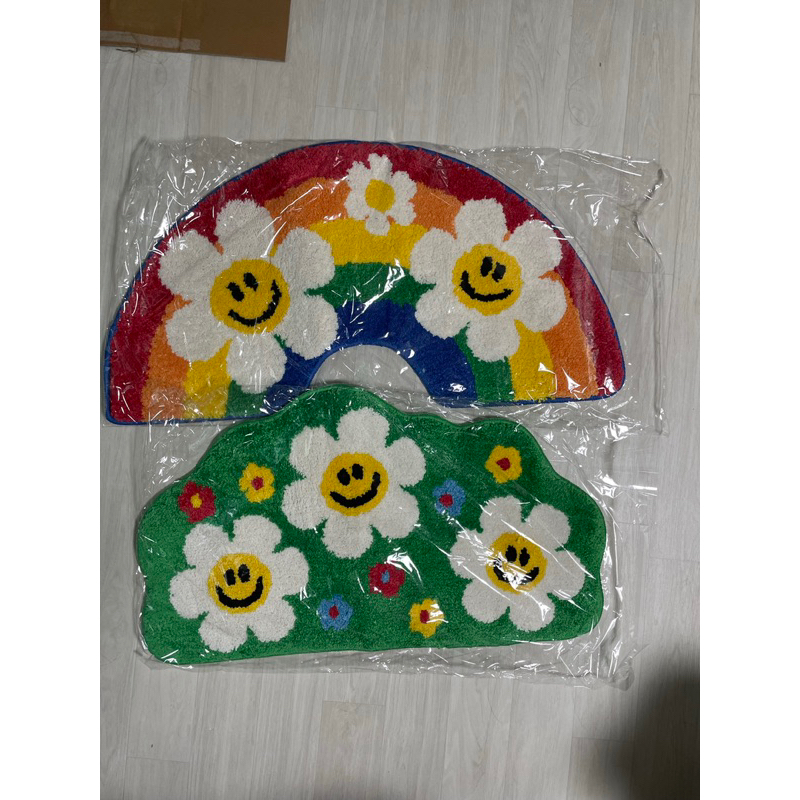 🇰🇷พร้อมส่ง‘แท้| wigglewiggle floor mat พรม 4 ลาย
