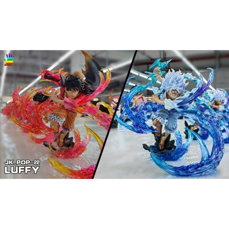 ( Pre-order ) JacksDo Studio - POP Scale Nika Luffy & Sakura Haki Luffy [ Genuine authentic GK ✅ ]