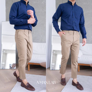 [ไซส์ 28-30] กางเกงขาเต่อ ผู้ชาย กางเกง 5 ส่วน KOREAN PANTS กางเกงสแล็ค ชาย