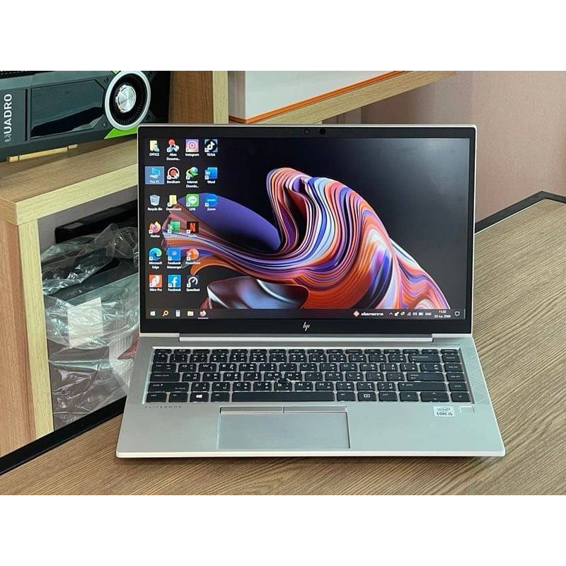 HP EliteBook 840 G7 i5-10310U SSD1TB RAM16GB Windows 10 Pro คีย์ไฟ สินค้ามือสอง