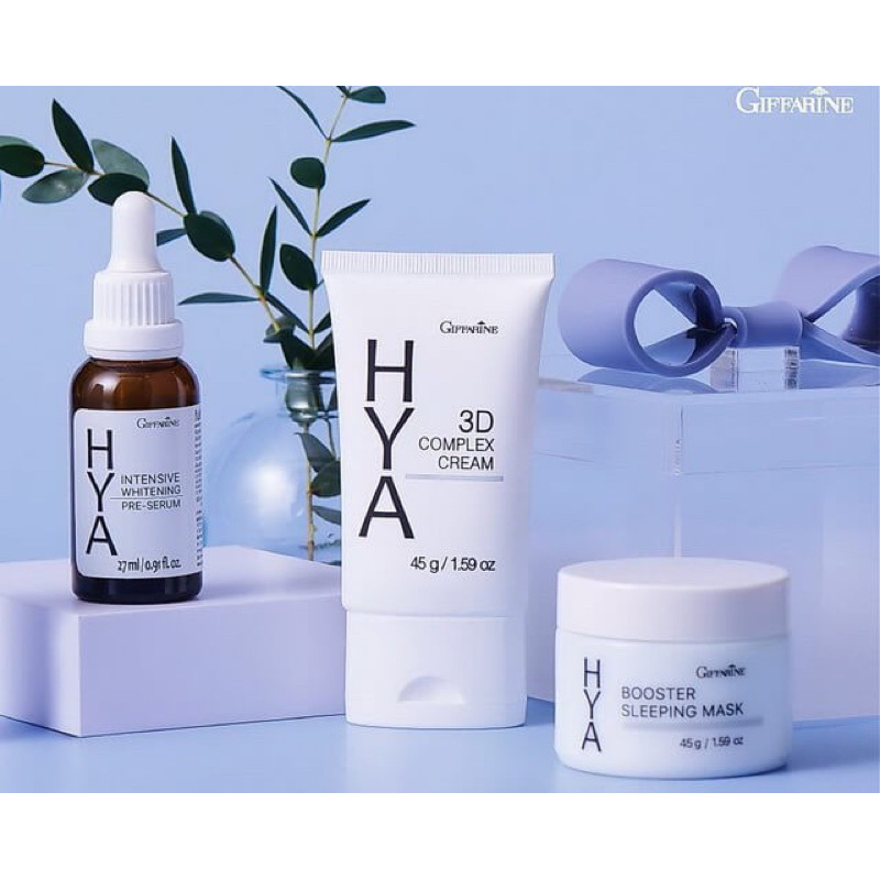 HYA Series set*3D*ผิวแห้ง*ไฮยาลูลอนเซรั่มที่อั้มเลือกHya Series ชุดหน้าใส ไร้ริ้วรอยการันตีความเด้ง เนียน ใส สวยครบสูตร