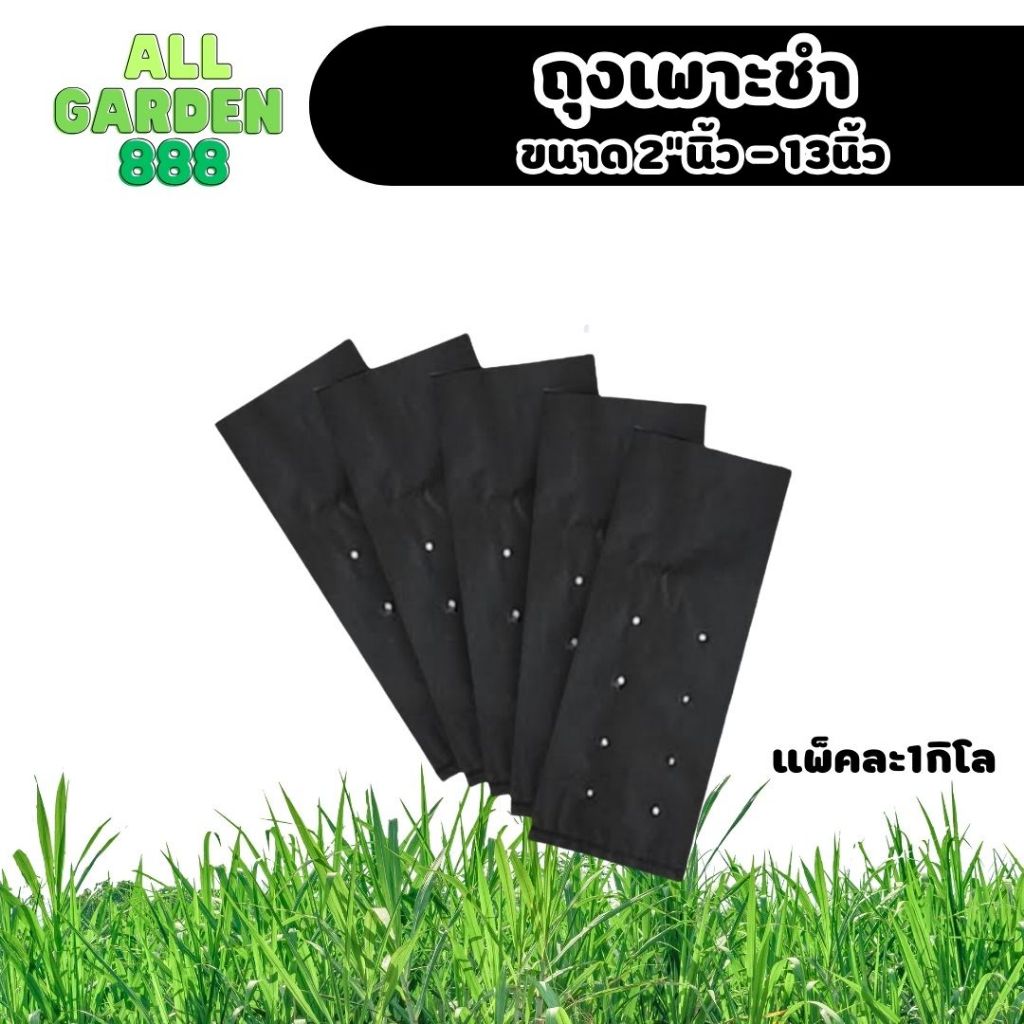 ถุงเพาะชำ เพาะต้นกล้า ปลูกต้นไม้ มีทุกขนาด