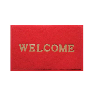 พรมเช็ดเท้า welcome พรมเช็ดเท้าดักฝุ่น/กันลื่น พรมปูในรถยนต์ ตกแต่งบ้าน ขนาด40×60cm, 50×70cm และ60x90 cm