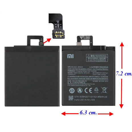 แบตเตอรี่ Xiaomi Mi 5c,Mi-5c (BN20) Or