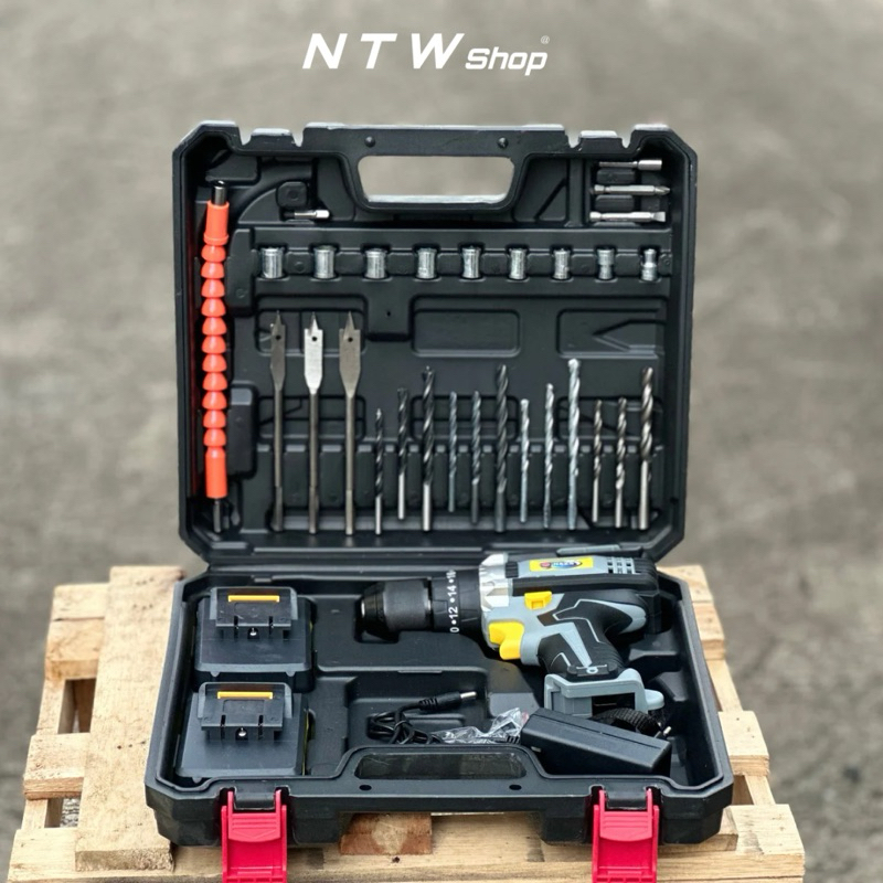 NAZA สว่านกระแทกไร้สาย NZ-580  กำลังไฟ 24 V เเรงบิด25N/m.ปรับแรงบิดได้ 18 ระดับ มีบริการเก็บเงินปลาย