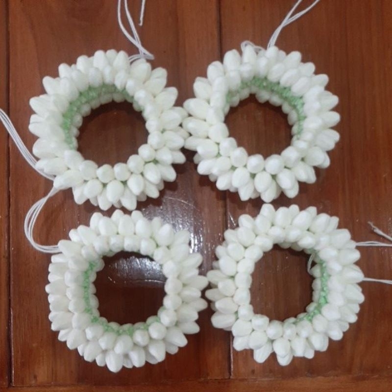 พวงมาลัย​กระดาษ​ทิชชู่​/พวงเปล่าขนาดเส้นผ่าศูนย์กลาง​2นิ้ว100บาท/พวง