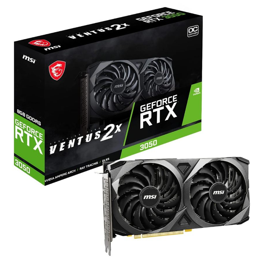 VGA MSI RTX 3050 VENTUS 2X XS 8GB OC