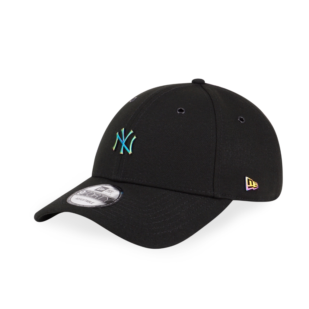 New Era หมวก รุ่น NEW YORK YANKEES HYBRID METALLIC BLACK 9FORTY CAP