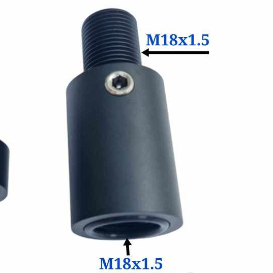 วาล์วคอถัง เปิด-ปิดลม เกลียวใส่ถังM18x1.5 เกลียวต่อเรคM18x1.5 อุปกรณ์ตู้พรรณไม้น้ำ ถังออกซิเจนตู้ปลา CO2