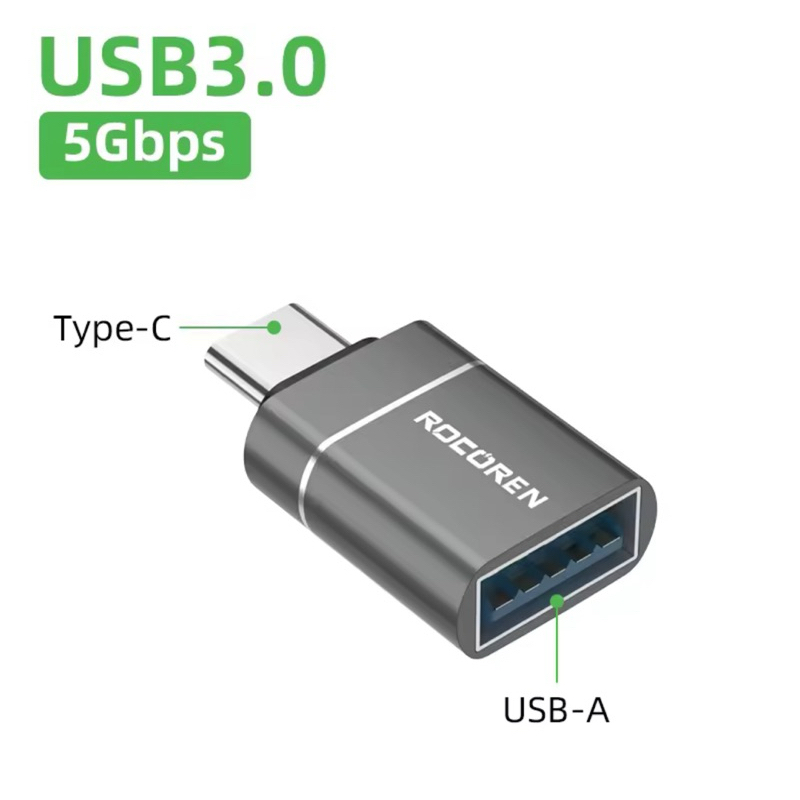 OTG อะแดปเตอร์ USB ประเภท Cชายไปยัง USB 3.0หญิง Converterสำหรับ MacBook Samsung S22 S20 Android TypeC USBC OTG Connector