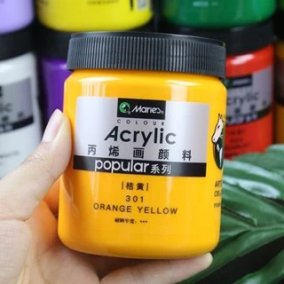 Maries สีอะคริลิค 300ml สีอคิลิค สีเพ้นท์ผ้า สีทอง สีกันน้ำ สีอะคริลิค สีอะคริลิคพาสเทล ภาพวาดกันน้ำ