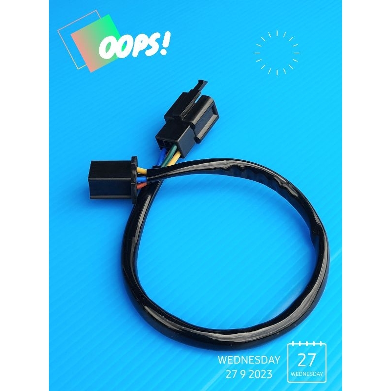 ปลั๊กแปลงWave125s คาร์บู ใส่กล่องไฟSonicเก่า(บรรจุ1ชุด)