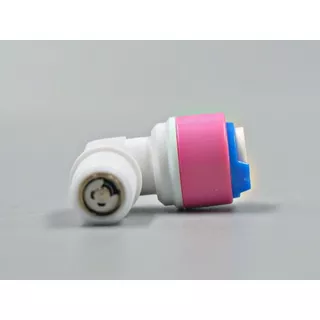 ข้องอ เกลียว 1 หุน เสียบสาย 2 หุน แบบมีเช็ควาล์ว (Check Valve) พลาสติก Food grade อะไหล่เครื่องกรองน้ำ ทั่วไป , RO