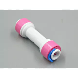 ข้อต่อตรง เสียบสาย 2 หุน ทั้ง 2 ด้าน แบบมีเช็ควาล์ว Check Valve พลาสติก Food grade อะไหล่เครื่องกรองน้ำ RO