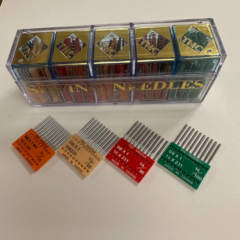 เข็มจักรเย็บอุตสาหกรรม DBx1 ตราTNC  ผลิตไต้หวันราคาต่อแผง,10เล่ม