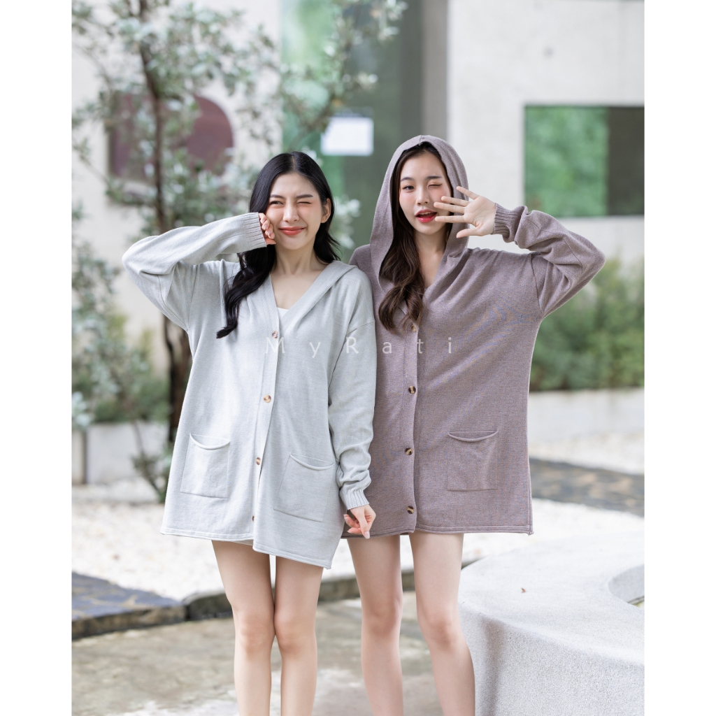 Myrati -Hoody dress cardigan