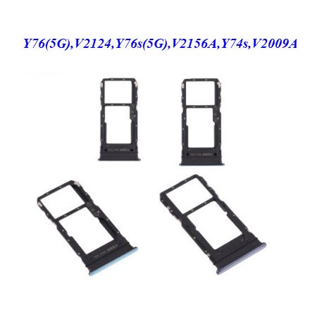 ถาดใส่ซิมการ์ด Vivo Y76(5G),V2124,Y76s(5G),V2156A,Y74s,V2009A