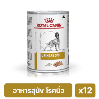 Royal Canin Urinary S/O Dog อาหารเปียกสุนัข โรคนิ่ว 410g. 12กระป๋อง