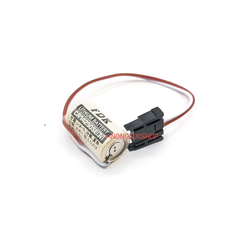 CR14250SE CR14250 FDK BATTERY 3V แบตเตอรี่ลิเธียม 3V เครื่อง FANUC แจ็คดำ