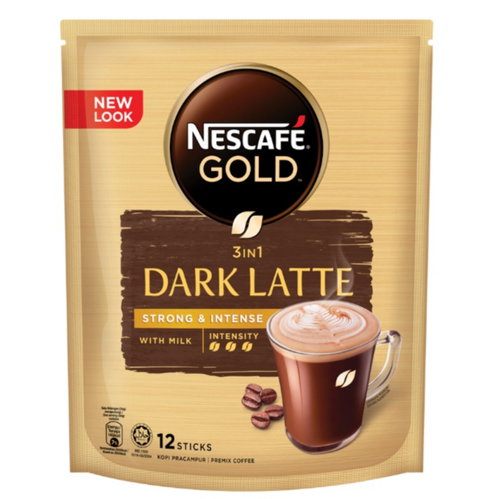 NESCAFE GOLD PREMIUM MIX Cream - DARK LATTE ดากลาเต้ เนสกาแฟโกลด์ 3 อิน 1 พร้อมดื่ม