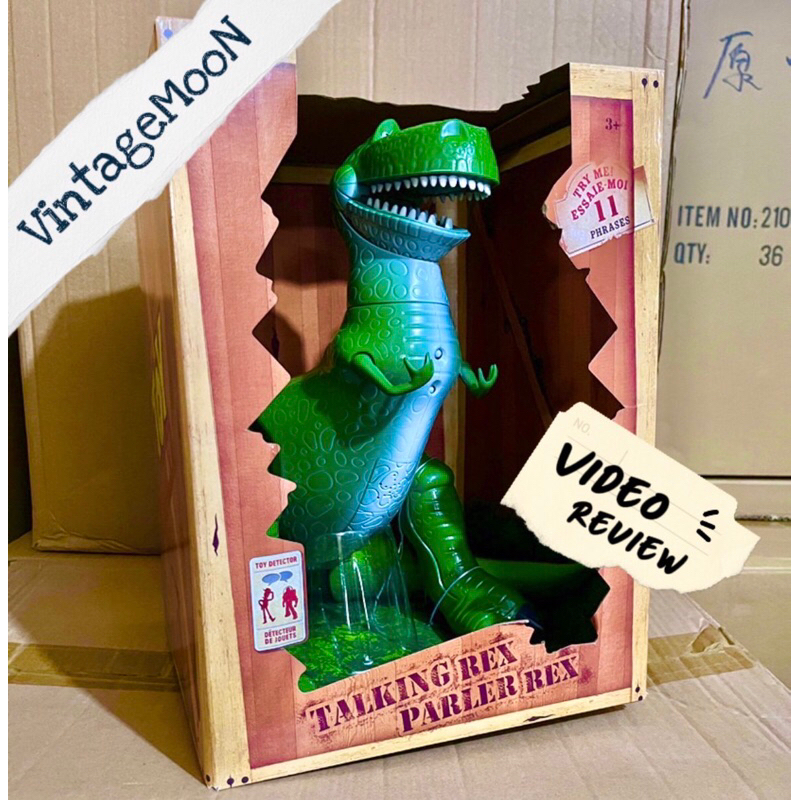TOY STORY REX  Disney Talking Action Figure 30 cm