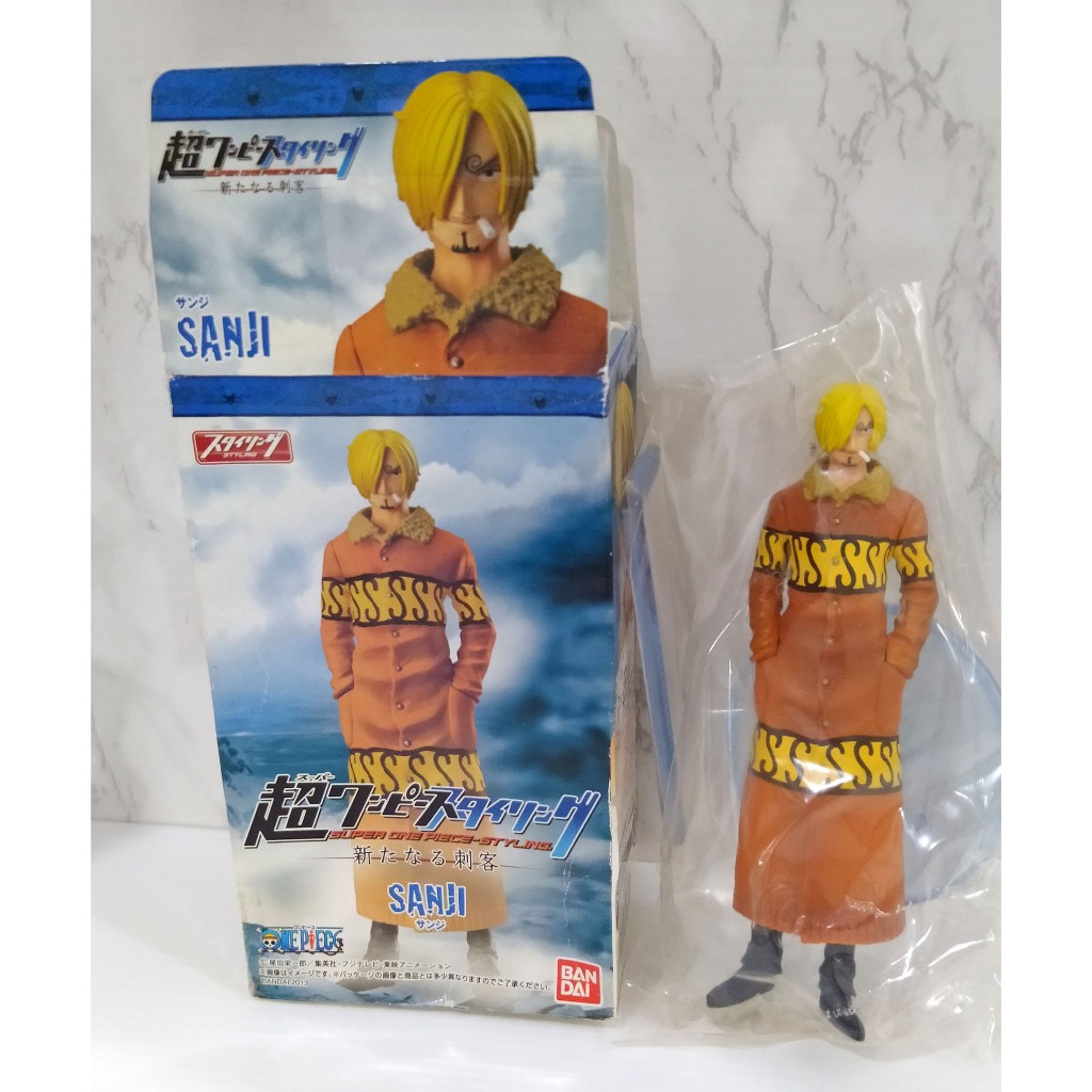 ของแท้ จากญี่ปุ่น ฟิกเกอร์ โมเดล วันพีช ซันจิ Bandai Super One Piece Styling Sanji Figure