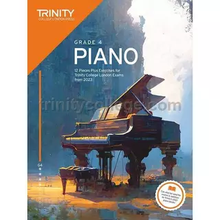 (NEW)Trinity Piano Exam Pieces Plus Exercises from 2023: Grade In-8 Book only