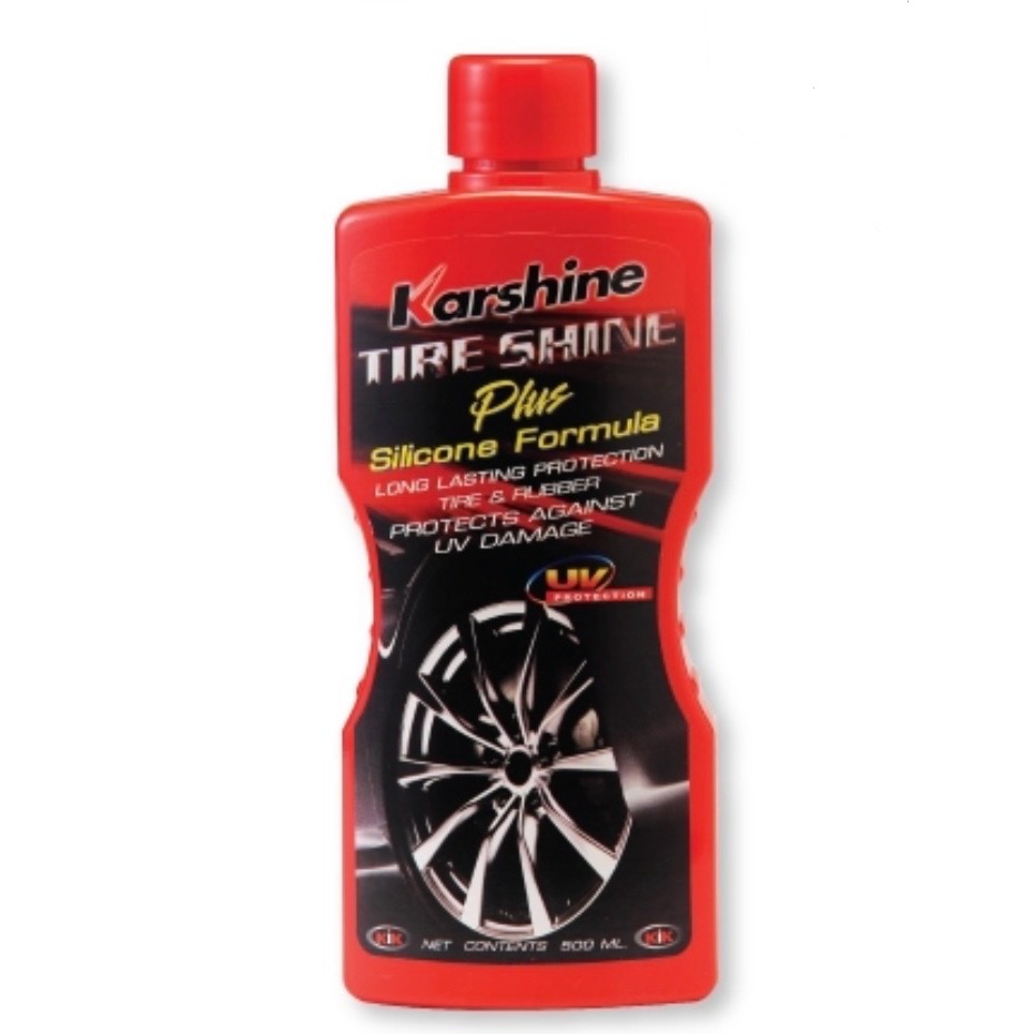 คาร์ชายน์ ไทร์ชายน์ พลัส เคลือบเงายาง สูตรซิลิโคน ป้องกันUV 500ml. Karshine Tire Shine Plus