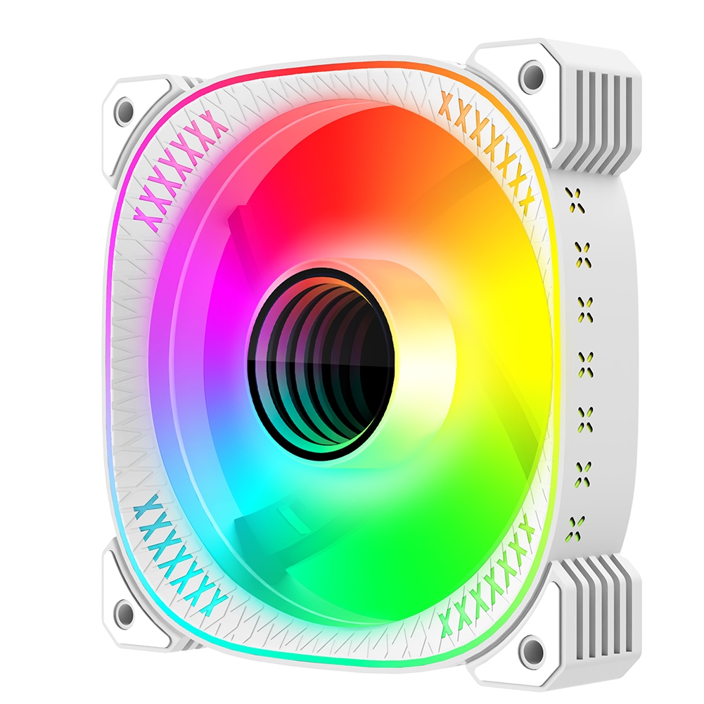 พัดลมเคส CoolMoon Lunar Explorer TY1 RGB 6Pin 120mm.