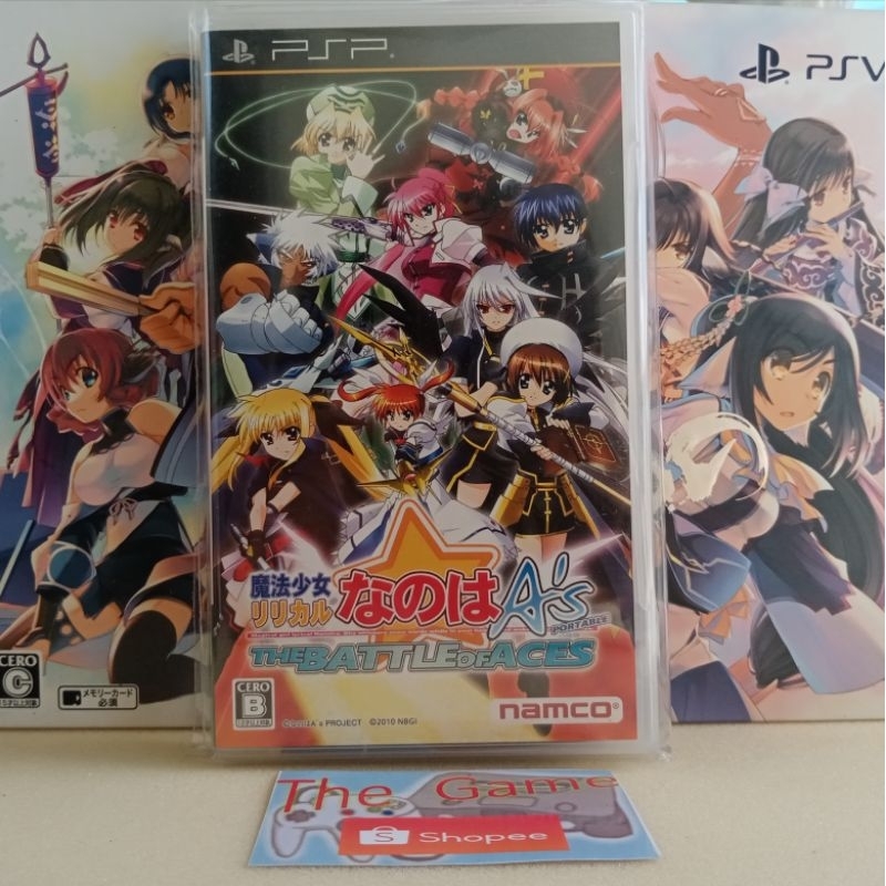 (PSP)​ เเผ่น​เกมส์​ PSP​ Mahou Shoujo Lyrical Nanoha A's Portable The Battle of Aces ZONE​2​ (สาวน้อยจอมเวท นาโนฮะ)​