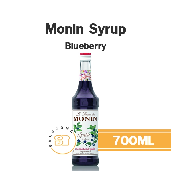 Monin Syrup Blueberry โมนิน ไซรัป บลูเบอร์รี่ บลู เบอร์รี่ โมแนง ไซรัป น้ำเชื่อม โมนิน 700ML