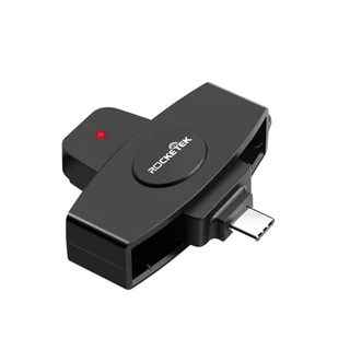 เครื่องอ่านบัตร Type c Smart card reader type c ยี่ห้อ Rocketek