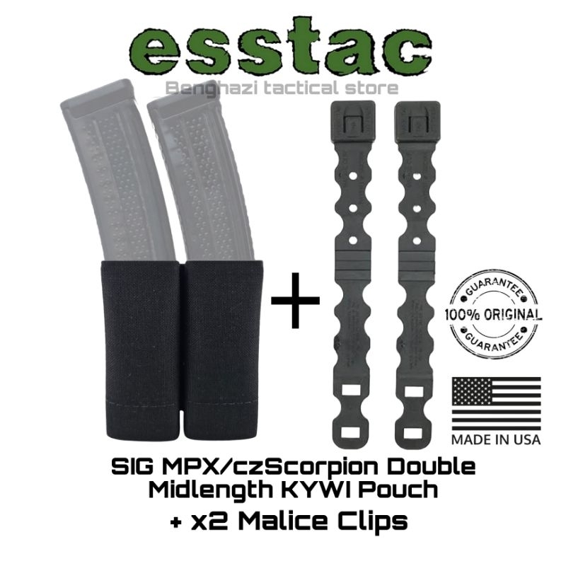 ESSTAC​ MPX/CZ Scorpion​ Double​ KYWI​ Pouch​ ของแท้​ นำเข้า​จาก​USA​