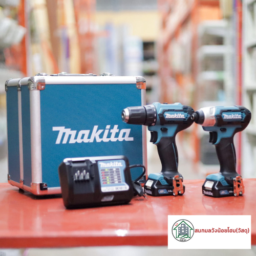 MAKITA CLX224 ชุดสว่านไร้สาย 12v TD110DZ/HP333D แบบชุดรุ่น CLX224